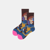 Unisex Fashion Women Men Wholesale Cotton Jacquard Crew Socks