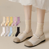 Stylish Women’ S Custom Logo Summer Mesh Crew Socks for Comfort
