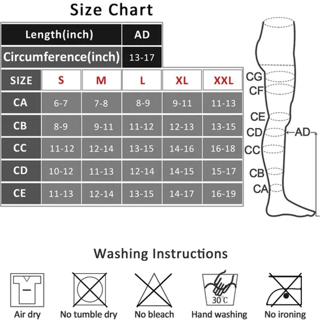 Private Label Nursing Stocking Scrunch Calf Sleeves Moderate Edema Recovery Medical Compression Socks for Women