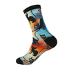 Wholesale Bamboo Halloween Women Crew Men Customized Printed Socks