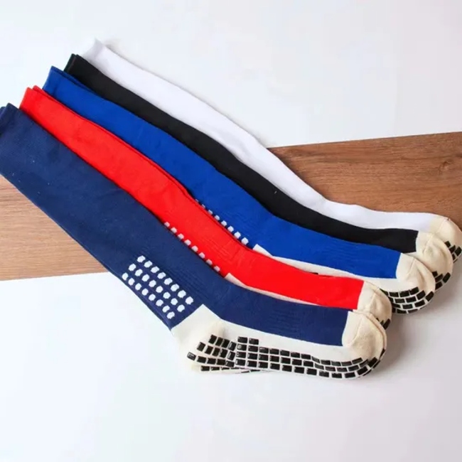 Large Wholesales Cheap Low Price Polyester Socks for Men Wear Wholesale Sport Unisex Men Women Soccer Football Non Slip Grip Crew Cotton Socks