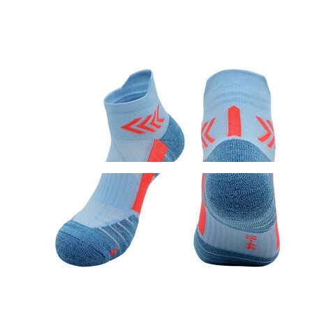 Hot sale Professional running men s and women s towel bottomed short leg sports socks