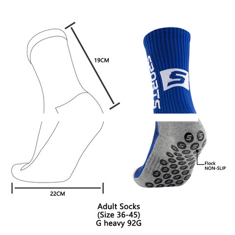 Professional Unisex Youth Football Soccer Socks Custom Print Non Slip Crew High Sports Socks Knitting