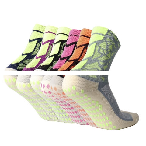 Hot sale Sweat absorbing and dehumidifying thickened towel bottom with adhesive sports socks workout running