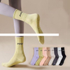 Custom Yoga socks Candy Color custom logo socks Free samples high quality indoor Pilates socks