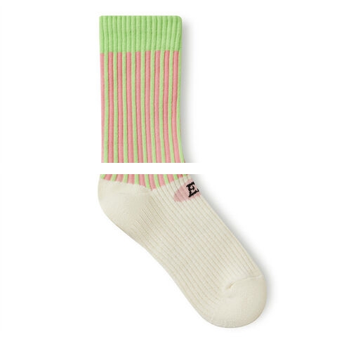 Supplier Winter Add Thickness Sports Women s Socks Striped Crew Socks Women s Colour Socks
