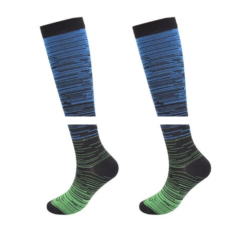 Wholesale Graduated Medical Compression Socks Circulation Recovery Knee High Supports Costume Leg Warmers Hosiery in Stock