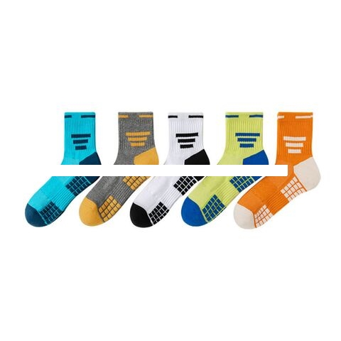 High Quality N Combed Cotton Sport Socks Fashion Style Crew Men Basketball Socks