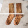 Autumn And Winter Vintage Cargo Wind Faded Women s Socks Towel Bottom Couple Sports Socks Pile Pile Socks