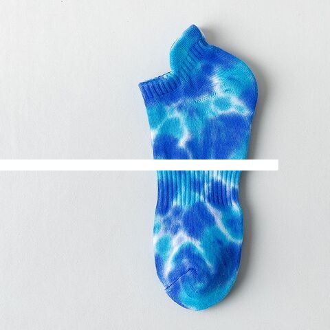 Spring And Summer Pure Color Simple Cotton Socks Men s And Women s Breathable Sports Socks Tie Dye Socks
