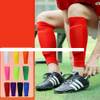 Custom Adults Children Elastic Shin Multi Colour Options Guard Socks Soccer Shin Pad Socks Slip Guard Stay Sleeves For Football
