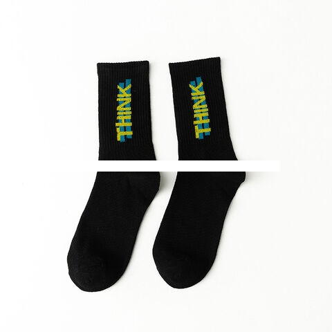 Men s Sports Socks Long Cotton Brand Design Athletic Running Gym Camping Hiking Travel Casual Sock