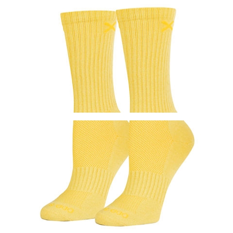 Women s Solid Cotton Crew Socks
