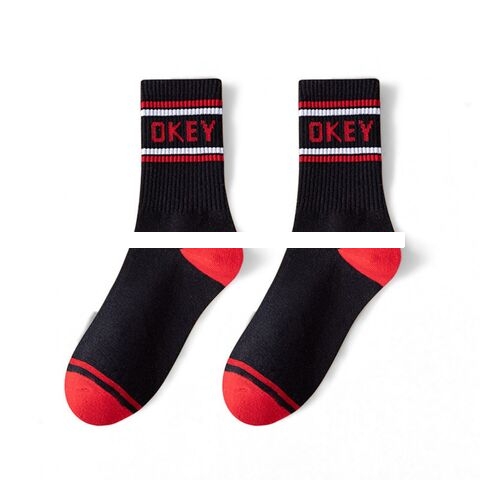 Factory Price High Quality Breathable Sport Socks Support Custom Logo Jacquard Embroidery Design Socks