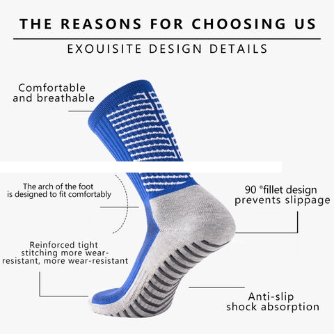Various Styles Colors High Anti Slip Knitted Football Socks for Youth Breathable for Daily Training Fast Delivery