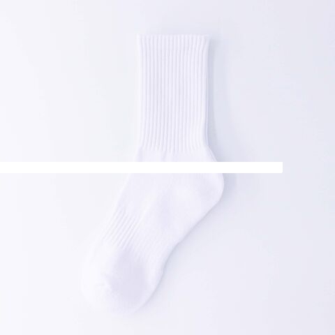 Wholesale pure white black sweat absorbent socks for men custom non slip thickening towel sport socks