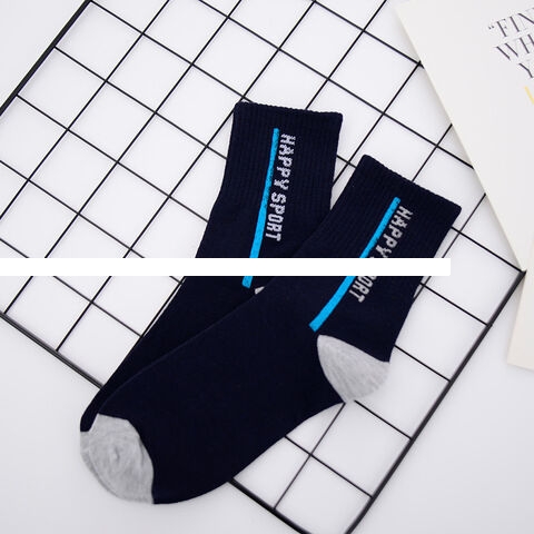 OEM FREE DESIGN Custom Design Logo Sport Athletic Socks Custom Logo Cotton Crew Sport Socks Customized Basketball Sock