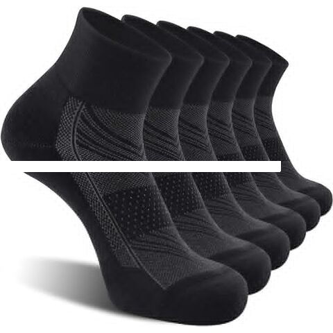 Custom Men s Ankle Sport Socks with Cushion Athletic Running Socks