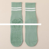 Wholesale Cotton Pure Color Yoga Socks High Grade Women Yoga Socks Breathable Anti Slip Silicone Sports Socks Indoor Use