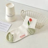 Tulip Women′s Short Socks Cute College Style Socks Boat Socks Thin Breathable Socks