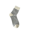 Spring and Summer New Blue Combed Cotton MID-Calf Socks Women M Letter Stripe Couple Socks