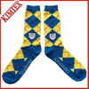 Wholesale Custom Combed Cotton Happy Crazy Stripe Business Dress Crew Men Socks