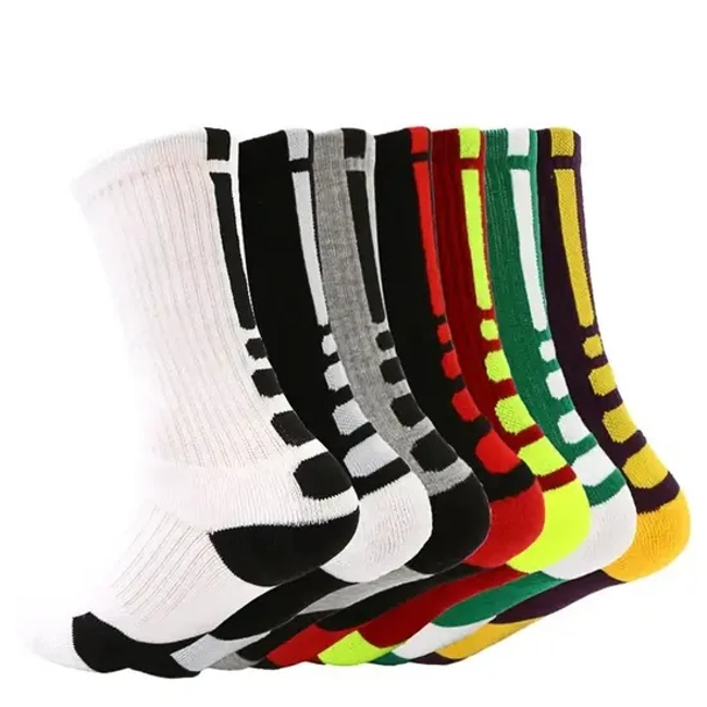 High Quality Manufacturer Cheap Direct Factory Custom Cotton Print Crew Socks Custom Embroidery Designer Sports Sock Custom Logo Socks