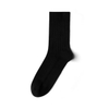Custom Made Mens Ribbed Mercerized Cotton Business Socks Solid Color Man Crew Socks