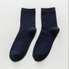 Autumn Winter Large Size 10o% Cotton White Black Gray Work Long Men′s Grip Socks