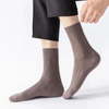 Men′s Solid Cotton Bamboo Viscose Casual Socks Uniform Office Business Leisure Socks for Man