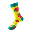 Custom Wholesale Plain Knit Men Business Socks Fashion Happy Crew Man Cotton Socks
