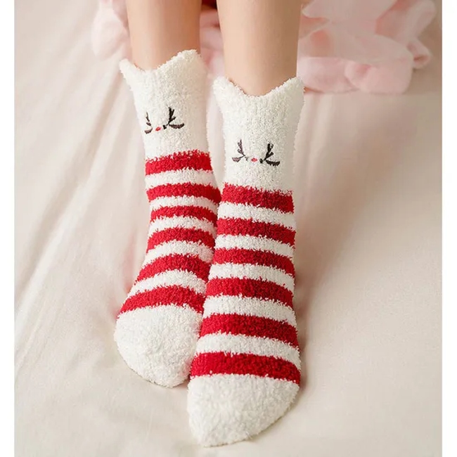 Wholesale/Customized Full Printing Merry Christmas Socks Snow Man Socks MID-Tube Autumn-Winter Socks