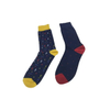 Antibacterial Soft Breathable High Elastic Cotton Colorful Camo Block Stripe Men Ankle Crew Socks