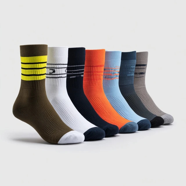 Wholesale Color Customization Sports Socks for Athletes Performance Running Socks for Training