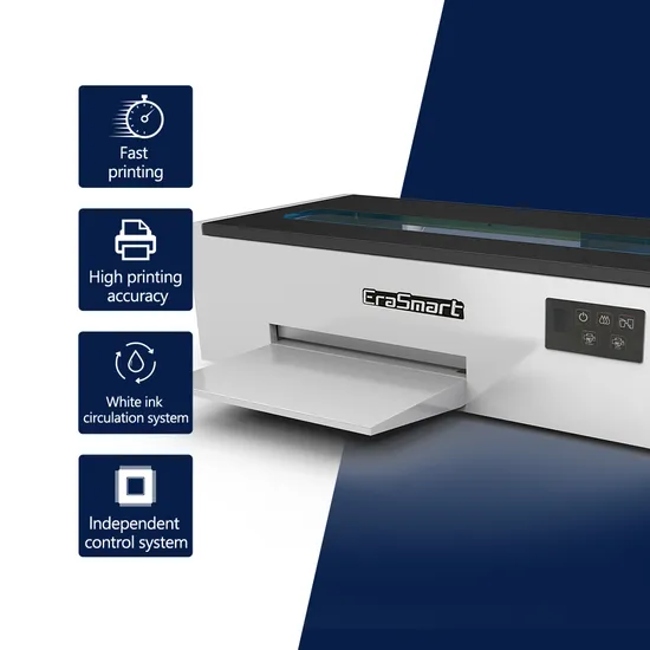 A4 Printing Film Machine Digital Inkjet Dtf Printer + Dyer All in One for T-Shirt Printing New Popular Business Fabric Printer