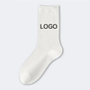 2024 High Quality Low MOQ Custom Cotton Socks Jacquard Embroidery Print Knitted Crew Cotton Sport Unisex Socks