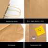 Custom Christmas Bolsa De Papel Kraft Gift Bags for Small Business