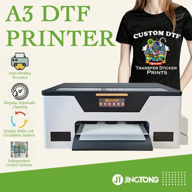 Wholesale Business Best T Shirt Printing Machine A3 XP600 Dtf Film Transfer Printer for Clothing Prints