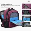 Fashion Big Capacity Double Shoulder Business Leisure Travel Laptop Computer Notebook College School Backpack Pack Bag