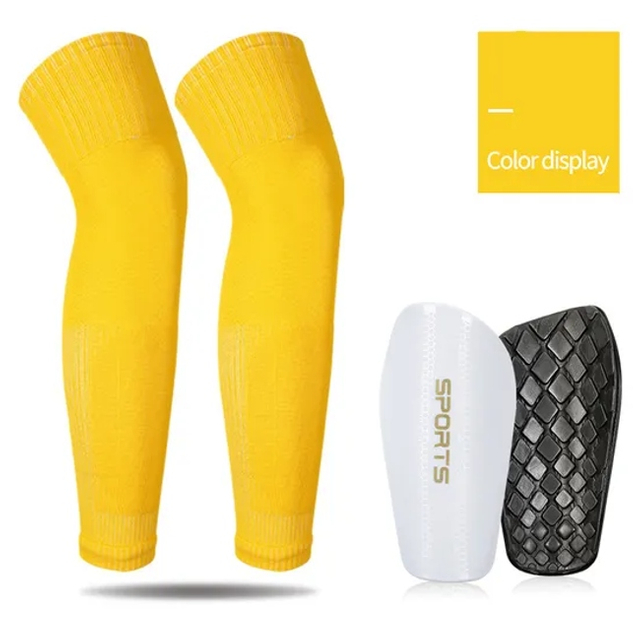 Customized Football Socks, Adult Sports Long Leg Protection Socks, Compression Calf Protection, Insert Plate Socks