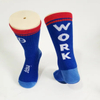 Bulk Custom Design Jacquard Man Compression Cotton Sport Socks