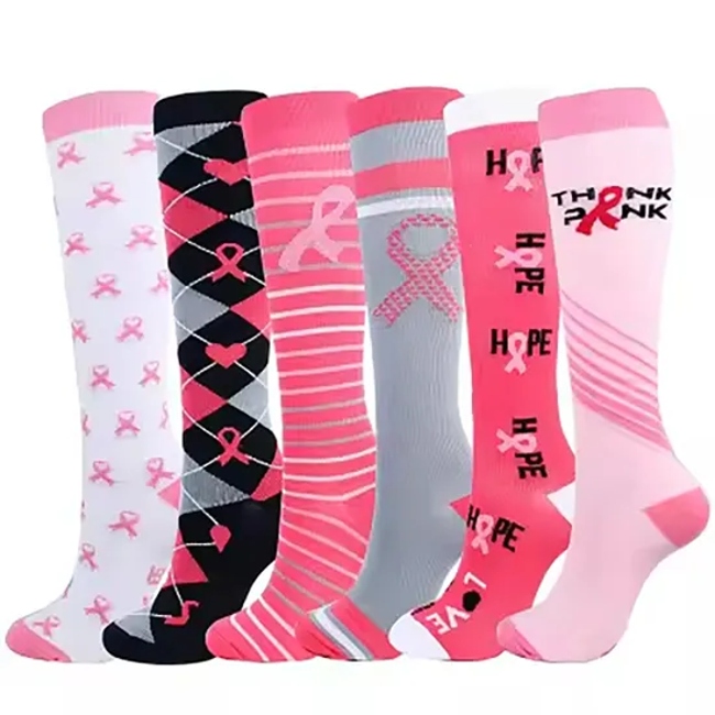 Wholesale Sport Knee High Custom High Quality Compression Socks