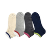 Summer Anti Bacterial Mens Colorful Blend Short Basic Casual Breathable Cool Cotton Stripe Block Trainer Liner Socks
