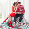 Custom Low MOQ Christmas Socks Woman Wear Happy Uniform Socken Unisex Funny Winter Crew 100% Cotton New Holiday Gift Socks