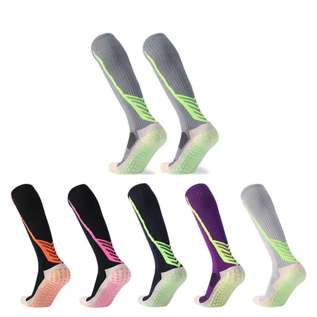Soccer Football Socks Team Sport Athletic Knee High Breathable Compression Socks for Adult Youth Kids Boys
