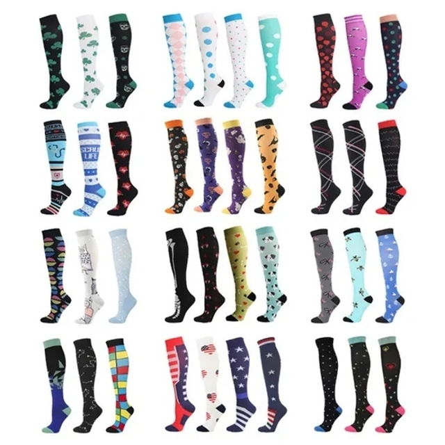 Wholesale Good Quality Women Knee High Compression Socks