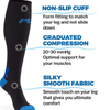 Wholesale Professional Outdoor Sports Running Fashion Compression Socks Long Tube