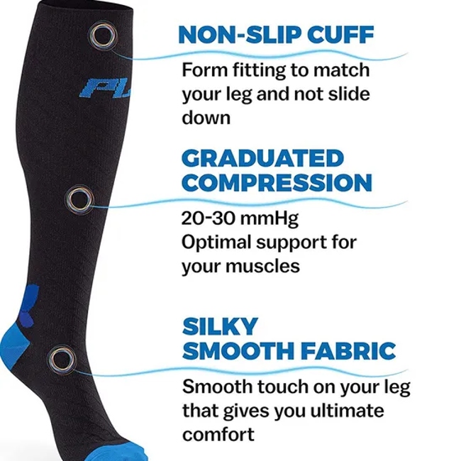Wholesale Professional Outdoor Sports Running Fashion Compression Socks Long Tube