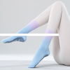 Customized Two Tone Gradient Color Middle Tube Daily Wear Crew Pink Sporty Socks