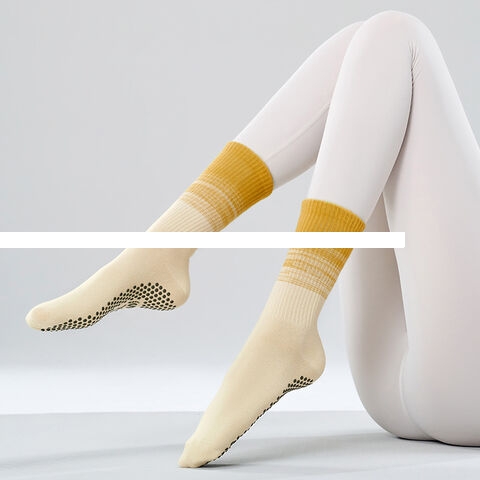 Customized Two Tone Gradient Color Middle Tube Daily Wear Crew Pink Sporty Socks